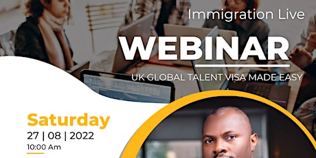 United Kingdom Immigration Seminar on how to get UK Global Talent Visa