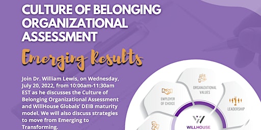 Culture of Belonging Assessment Results: Emerging