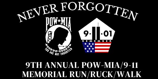 Team Tinkers 9th Annual POW-MIA /9-11 Memorial 2K/5K Run/Ruck/Walk