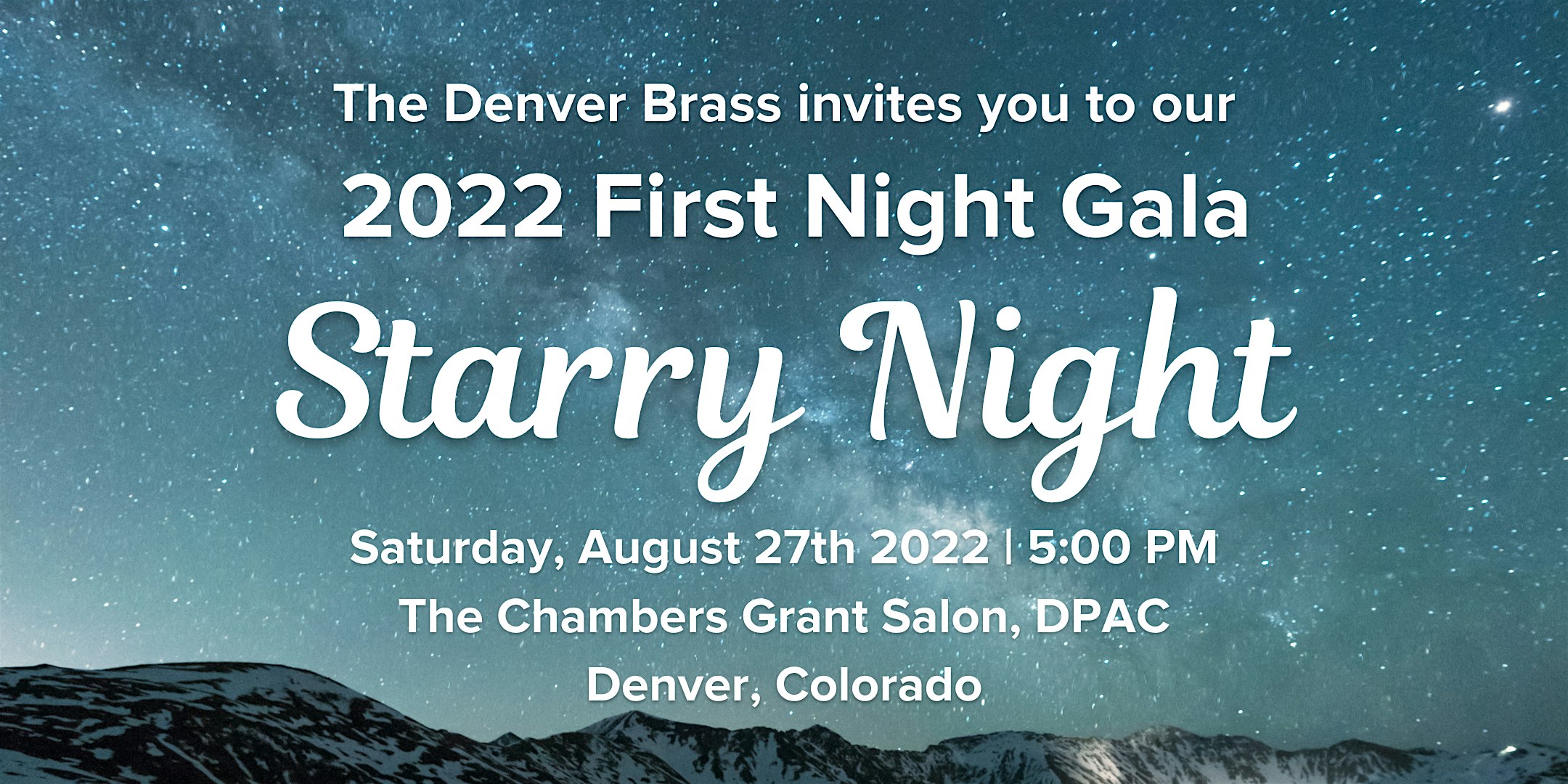 Denver Brass First Night Gala: STARRY NIGHT