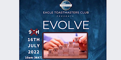 Eagle Toastmasters July Meeting: Evolve