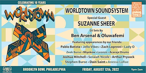 Worldtown Turns 10 at Brooklyn Bowl Philly