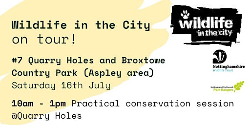 Wildlife in the City on tour #7: Practical conservation at Quarry Holes