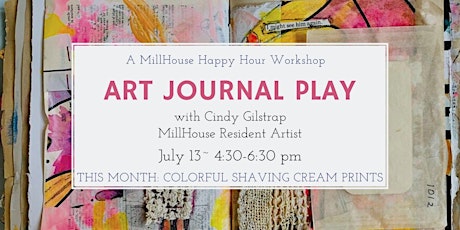 August Art Journal Play with Cindy Gilstrap
