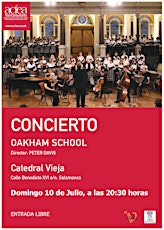 Concierto del Coro de Capilla del Colegio Oakham (Reino Unido) entradas
