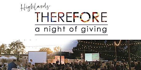Therefore: A Night of Giving tickets