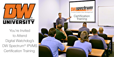 DW Spectrum IPVMS Certification Course - Raleigh tickets