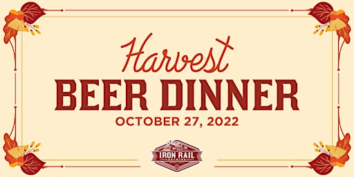 Harvest Beer Dinner