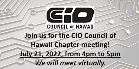 CIO Council of Hawaii Chapter Meeting tickets