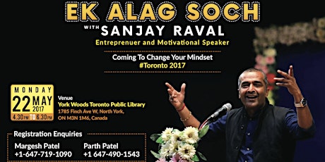 Ek Alag Soch with "Sanjay Raval" - Motivational Speaker primary image