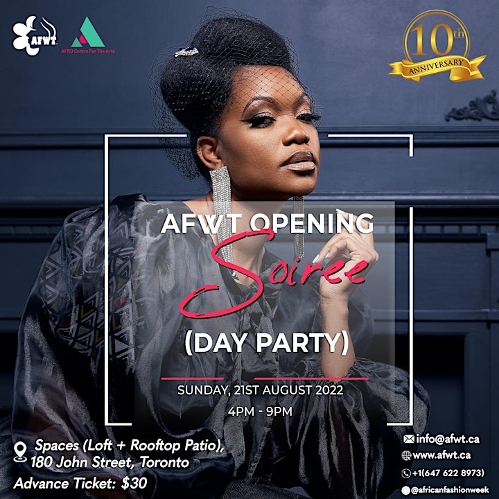 African Fashion Week Toronto 2022: Opening Day Party image