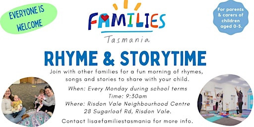 Rhyme and  Storytime - Risdon Vale