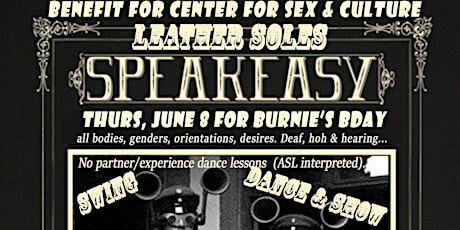 Grand Open'n Leather Soles Speakeasy ElectroSwing/Trad Club & Dance Classes primary image