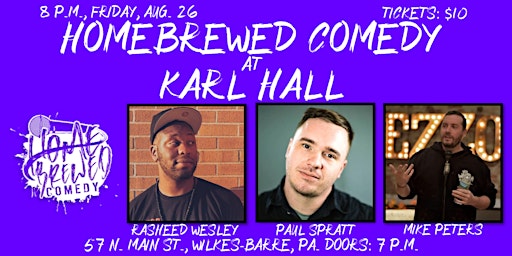 Homebrewed Comedy at Karl Hall