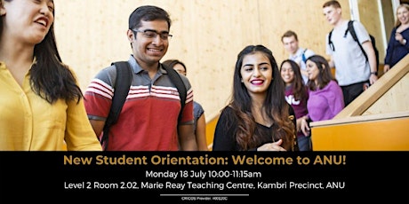 New student orientation for S2 2022 - Welcome to ANU tickets