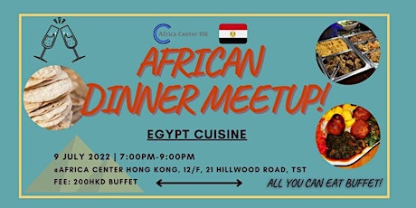 African Dinner Meetup (Egypt Cuisine) tickets