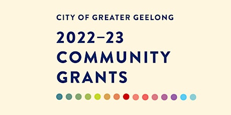 Healthy & Connected Communities Grants - Online information session tickets