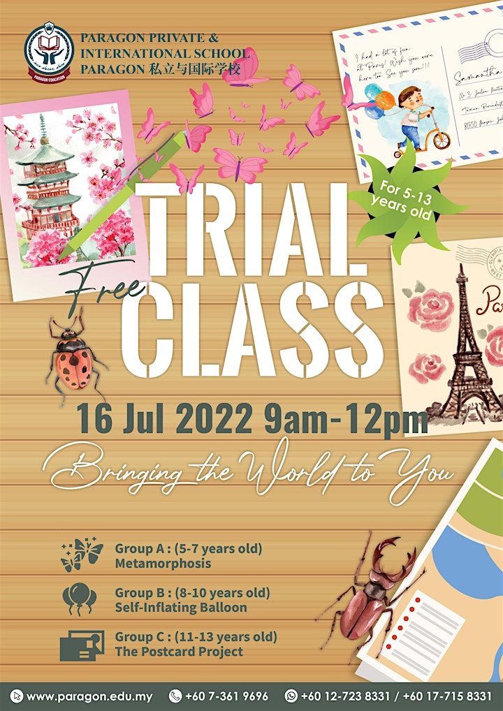 FREE TRIAL CLASS -  Bringing the World to You image