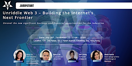 Unriddle Web 3 – Building the Internet’s Next Frontier tickets