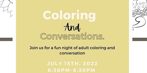 Adult Coloring and Conversation
