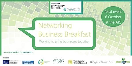 Networking Business Breakfast - autumn tickets