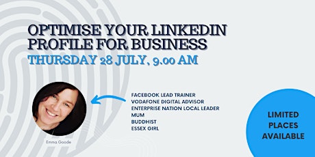 Optimise Your LinkedIn Profile for Business tickets