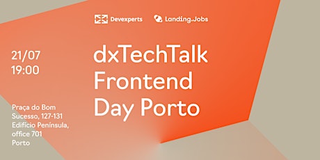 dxTechTalk Frontend Day. Offline in Porto bilhetes