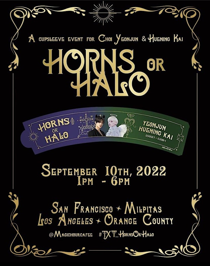 San Jose |TXT Horns or Halo Cupsleeve Event image