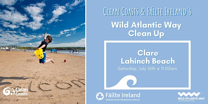 Clare, Lahinch Beach | Clean Coasts & Fáilte Ireland Clean-up image