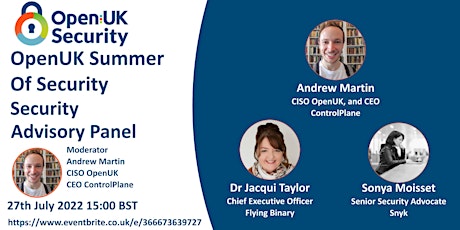 OpenUK Summer of Security: Security Advisory Panel tickets