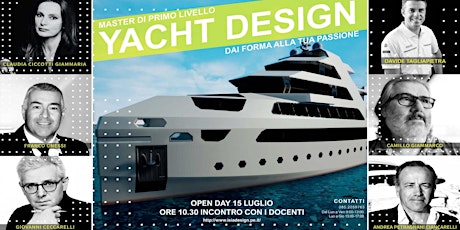 Presentazione Master I livello in Yacht Design biglietti