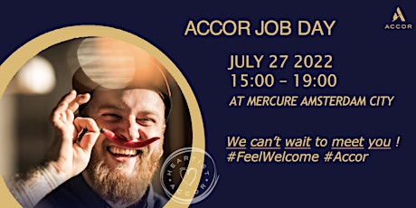 Accor Job day Amsterdam tickets