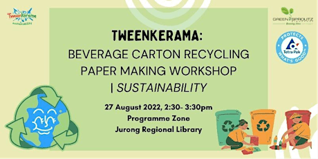 Tweenkerama: Drink Carton Recycling Paper Making Workshop | Sustainability
