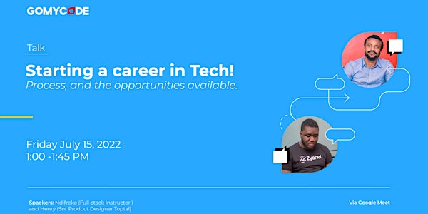 Starting A Career In Tech - tech events this week: 