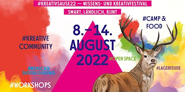 Kreativcamp 2022 Ticket (Normalpreis)