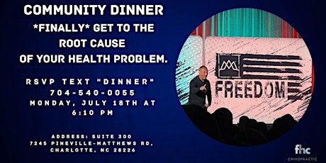 Community Wellness Dinner *Charlotte, NC* tickets