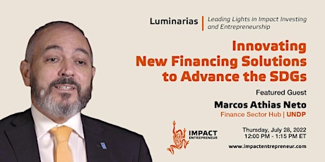 Innovating New Financing Solutions to Advance the SDGs tickets