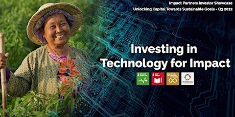 Impact Partner Webinar Series: Investing in Technology for Impact primary image