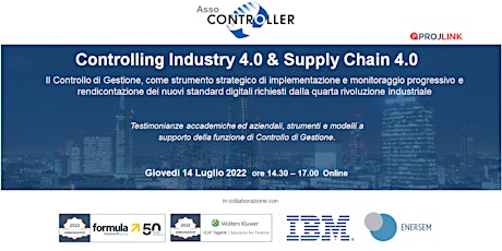 Controlling Industry 4.0 & Supply Chain 4.0 biglietti