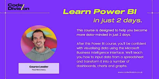 Learn Power BI in just 2 days primary image