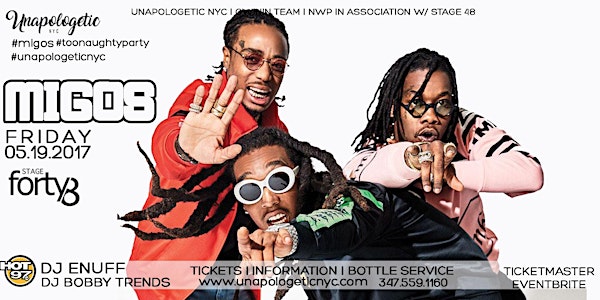 Migos Live Nobody Safe Tour After party unapologetic x wavey ent x vida group