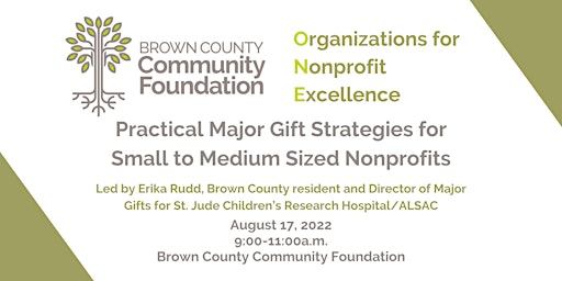 Practical Major Gift Strategies for Small to Medium Sized Nonprofits