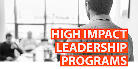 High Impact Leadership Program - Improving Productivity primary image