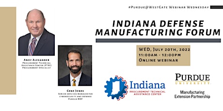 Indiana Defense Manufacturing Forum entradas