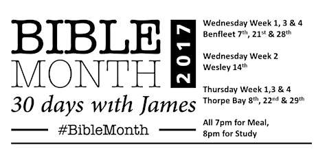 Bible Month in June Group Sessions @ Leigh Wesley primary image