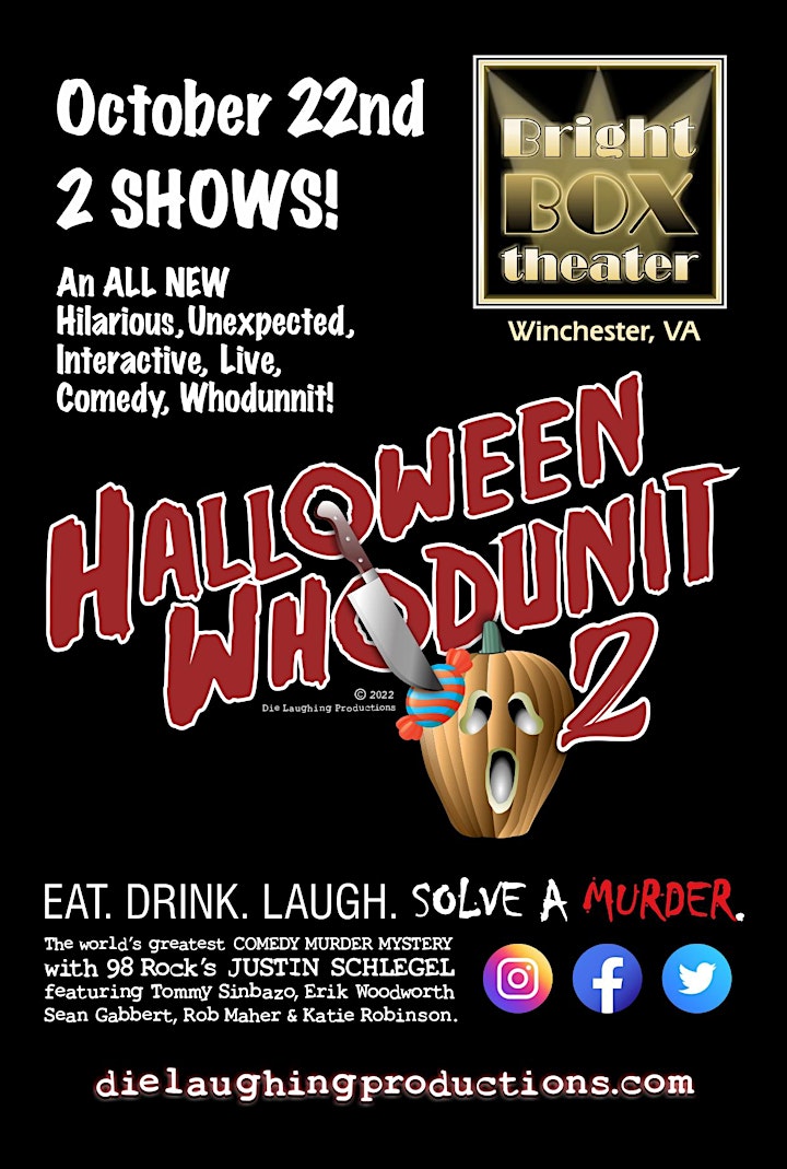 "Halloween Whodunit 2" - A Murder Mystery Comedy Show // 7PM SHOW image
