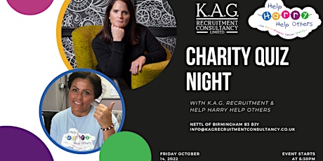 Help Harry Help Others - Charity Quiz with K.A.G. Recruitment