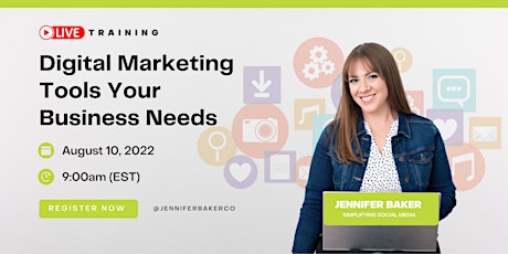 Digital Marketing Tools Your Business Needs | LIVE COURSE