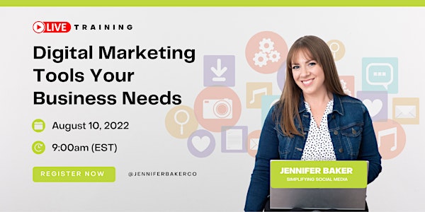 Digital Marketing Tools Your Business Needs | LIVE COURSE