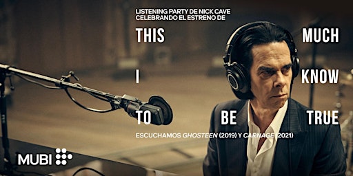 Listening Party MUBI: Nick Cave - segunda función